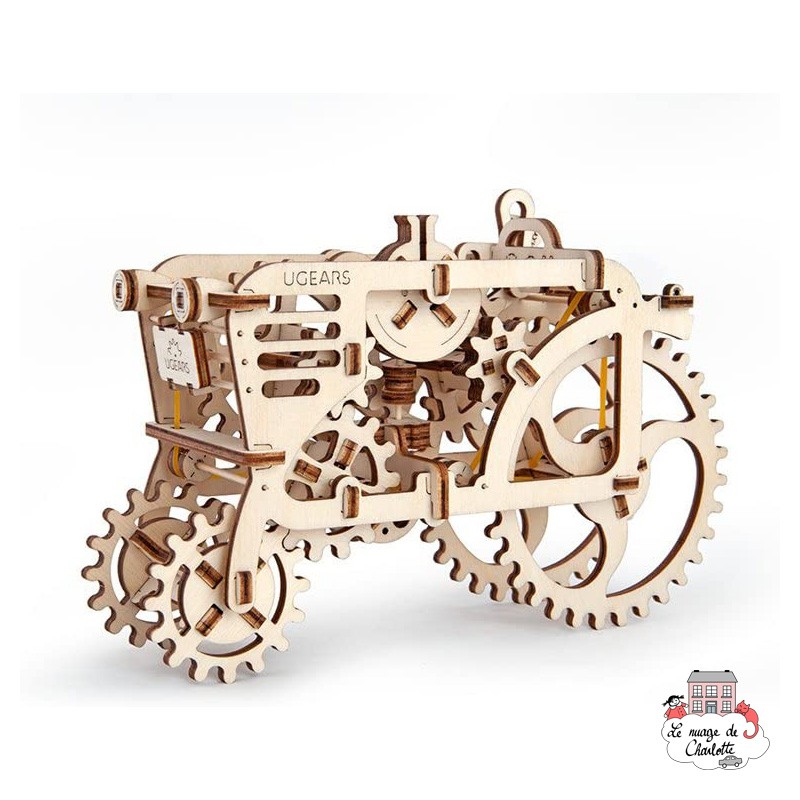 Tracteur – Puzzle Mécanique - UGE-4820184120181 - UGears - Puzzles 3D - Le Nuage de Charlotte