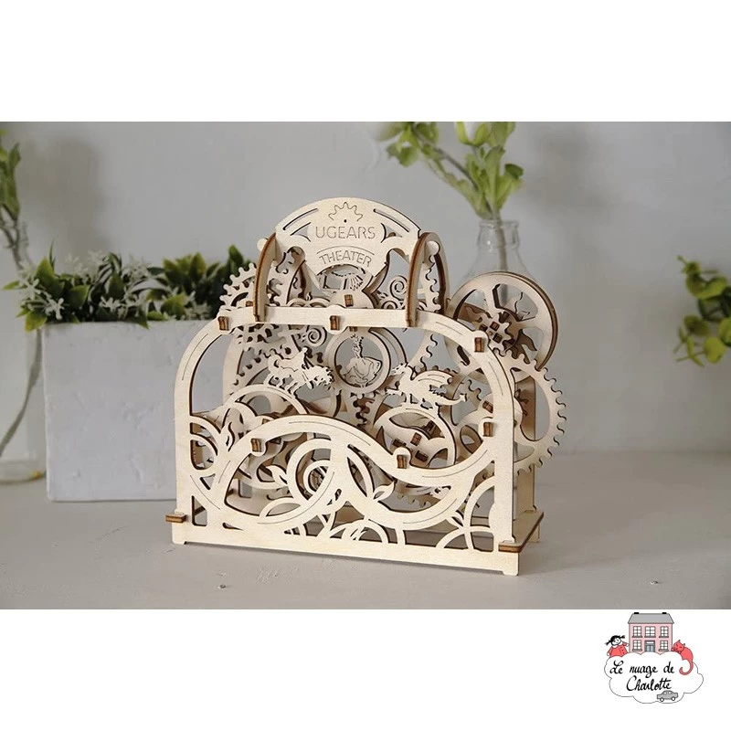 Théâtre – Puzzle Mécanique - UGE-4820184120174 - UGears - Puzzles 3D - Le Nuage de Charlotte