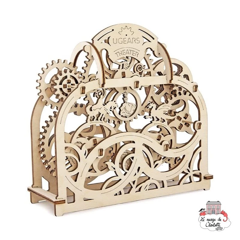 Théâtre – Puzzle Mécanique - UGE-4820184120174 - UGears - Puzzles 3D - Le Nuage de Charlotte