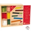 Rulers 10 x 10 Large box 300 pieces - GOU-51106 - Goula - Learn while having fun - Le Nuage de Charlotte
