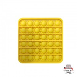 Fidget Game Pop It - Square - Yellow - LJA-001CJ - Les Jouets d'Antoine - Activity Toys - Le Nuage de Charlotte