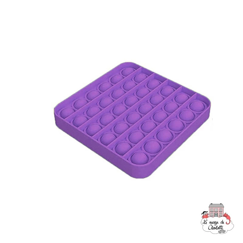 Fidget Game Pop It - Square - Violet - LJA-001CM - Les Jouets d'Antoine - Activity Toys - Le Nuage de Charlotte
