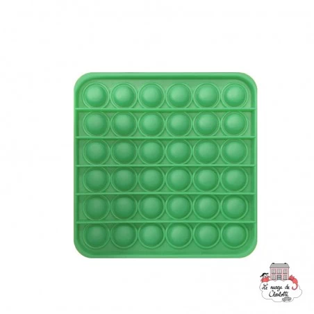 Fidget Game Pop It - Carré - Vert - LJA-001CM - Les Jouets d'Antoine - Jouets d'activité - Le Nuage de Charlotte