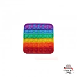 Fidget Game Pop It - Carré - Arc en Ciel - LJA-001CR - Les Jouets d'Antoine - Jouets d'activité - Le Nuage de Charlotte