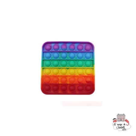 Fidget Game Pop It - Carré - Arc en Ciel - LJA-001CR - Les Jouets d'Antoine - Jouets d'activité - Le Nuage de Charlotte