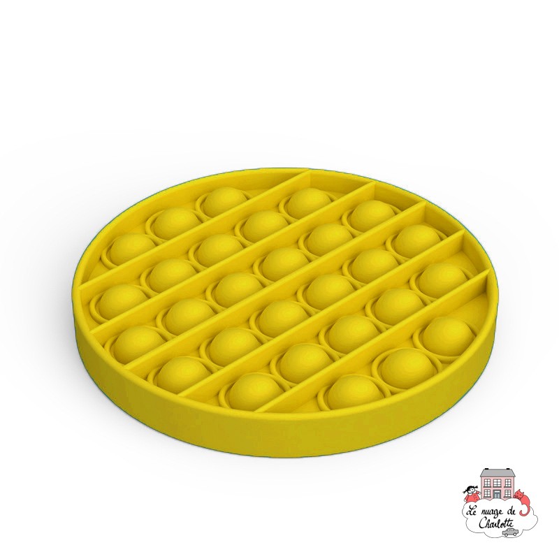 Fidget Game Pop It - Round - Yellow - NUA001RJ - Les Jouets d'Antoine - Activity Toys - Le Nuage de Charlotte