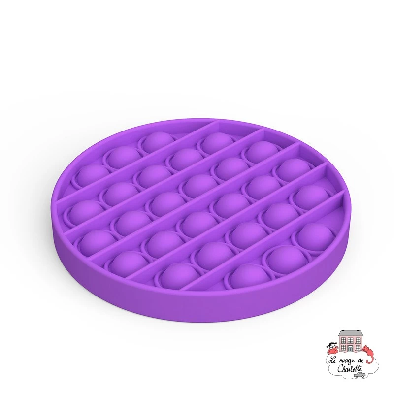 Fidget Game Pop It - Rond - Mauve - LJA-001RM - Les Jouets d'Antoine - Jouets d'activité - Le Nuage de Charlotte