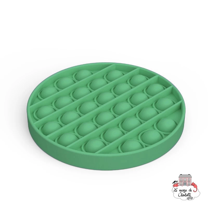 Fidget Game Pop It - Round - Green - LJA-001RV - Les Jouets d'Antoine - Activity Toys - Le Nuage de Charlotte