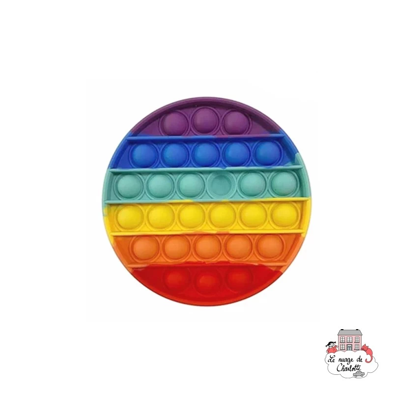 Fidget Game Pop It - Rond - Arc en Ciel - LJA-001RR - Les Jouets d'Antoine - Jouets d'activité - Le Nuage de Charlotte