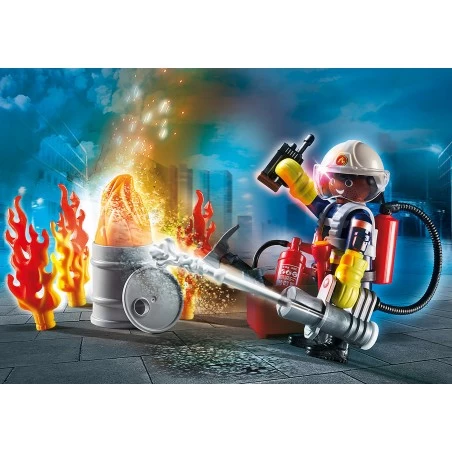 playmobil - Fire Rescue Gift Set - PLA-70291 - Playmobil - Playmobil - Le Nuage de Charlotte