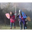 Tunique Kamelot rose - KMT-ST819-20-21 - Kàlid Medieval Toys - Déguisements - Le Nuage de Charlotte