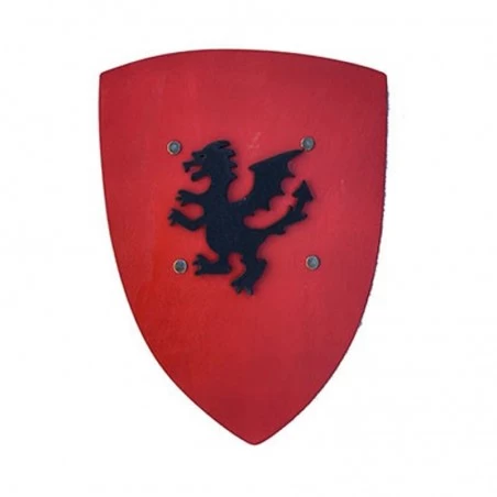 Red Kamelot shield (grand) - KMT-ST601 - Kàlid Medieval Toys - Disguises - Le Nuage de Charlotte
