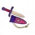 Pink Kamelot dagger with scabbard - KMT-ST409F - Kàlid Medieval Toys - Disguises - Le Nuage de Charlotte