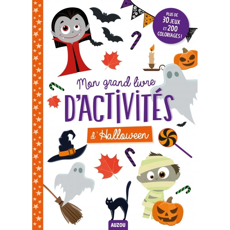 copy of Mon grand livre d'activités de Saint-Nicolas - Plus de 30 jeux et 200 coloriages ! - AUZ-9782733884072 - Editions Auz...