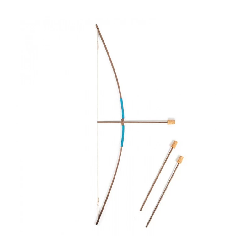 Arc Rustik (+3 flèches) - bleu clair - KMT-ST454F - Kàlid Medieval Toys - Déguisements - Le Nuage de Charlotte