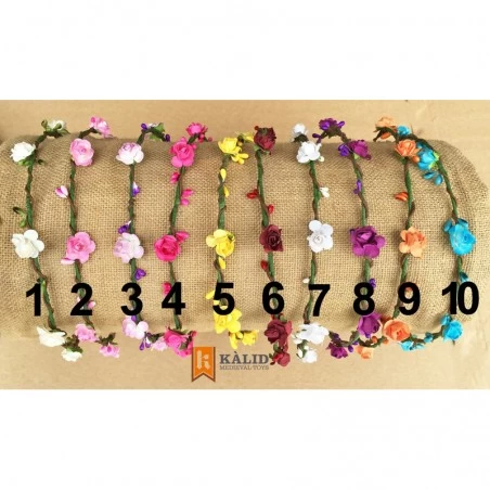 Crown of flowers - KMT-ST457 - Kàlid Medieval Toys - Disguises - Le Nuage de Charlotte