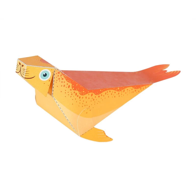Marine Animals Paper Toys - PUK-26243 - Pukaca - Maquettes en carton - Le Nuage de Charlotte