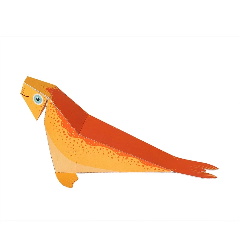 Marine Animals Paper Toys - PUK-26243 - Pukaca - Maquettes en carton - Le Nuage de Charlotte