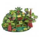 Tropical Forest Paper Toy - PUK-28206 - Pukaca - Maquettes en carton - Le Nuage de Charlotte