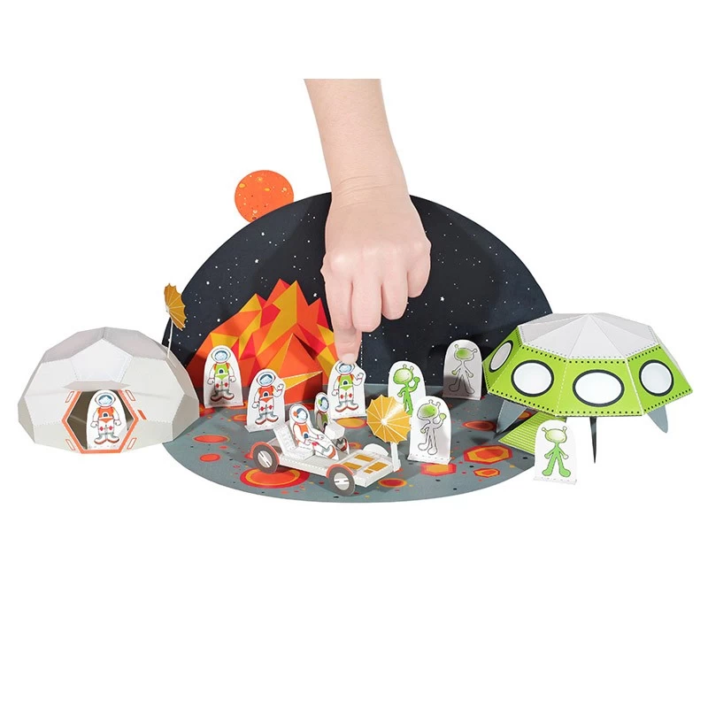 Space Paper Toy - PUK-28205 - Pukaca - Maquettes en carton - Le Nuage de Charlotte