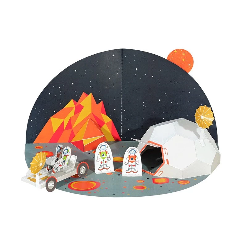 Space Paper Toy - PUK-28205 - Pukaca - Maquettes en carton - Le Nuage de Charlotte