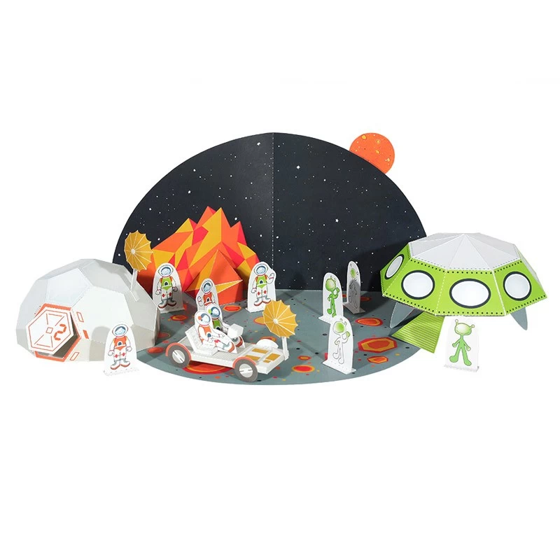 Space Paper Toy - PUK-28205 - Pukaca - Maquettes en carton - Le Nuage de Charlotte