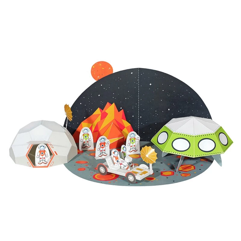 Space Paper Toy - PUK-28205 - Pukaca - Maquettes en carton - Le Nuage de Charlotte