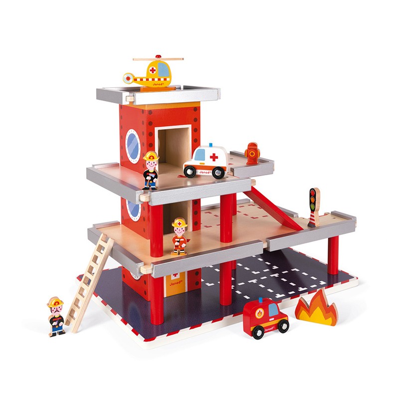 Caserne de pompiers - JAN-J05717 - Janod - Garages et accessoires - Le Nuage de Charlotte