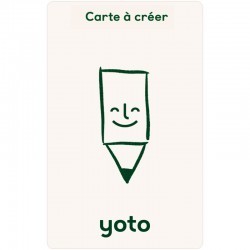 Yoto - Cartes à créer et autocollants (x10) (FR) - YOT-PKMYXX00404_RT - Yoto - Yoto Audio Library - Le Nuage de Charlotte