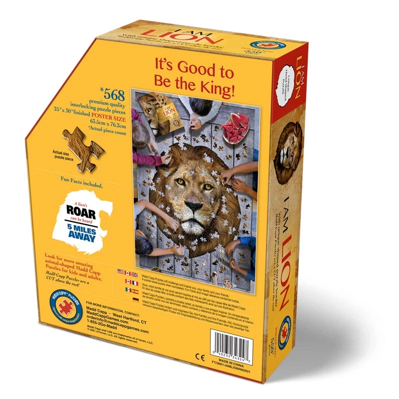 I AM - Lion - MDC-5123001 - MaDDCaPP - Puzzles for the bigger ones - Le Nuage de Charlotte