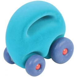 Rubbabu Mascot Car Turquoise - RUB-23189 - Rubbabu toys - Push along - Le Nuage de Charlotte