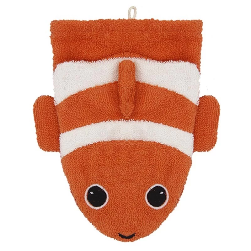 Clown fish washcloth Conny (large) - FUR-596 - Fürnis - Bath Puppet - Le Nuage de Charlotte