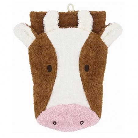 Cow washcloth Klara (little) - FUR-588 - Fürnis - Bath Puppet - Le Nuage de Charlotte
