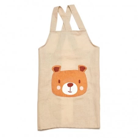 Tablier en Lin - Ours - TBD-8864061 - ThreadBear design - Tabliers - Le Nuage de Charlotte