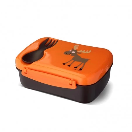 N'ice Box Lunchbox 0.6l + Cooling pack - Orange - CAO-106107 - Carl Oscar - Lunch box, snack - Le Nuage de Charlotte