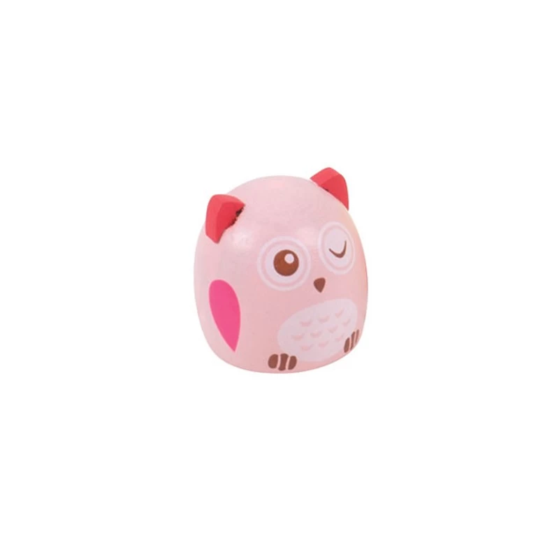 Owl Pencil Sharpeners - pink - BIG-BJ219r - Bigjigs - Pencil sharpeners - Le Nuage de Charlotte