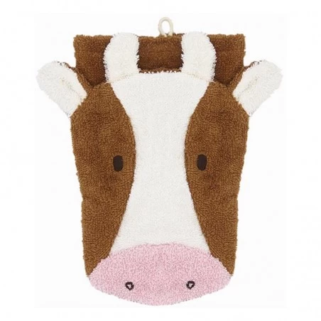Cow washcloth Klara (large) - FUR-568 - Fürnis - Bath Puppet - Le Nuage de Charlotte