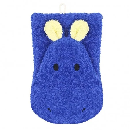 Hippo washcloth Hilde (little) - FUR-630 - Fürnis - Bath Puppet - Le Nuage de Charlotte