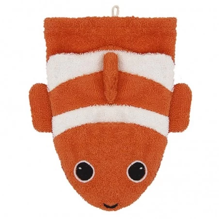 Clown fish washcloth Conny (little) - FUR-597 - Fürnis - Bath Puppet - Le Nuage de Charlotte