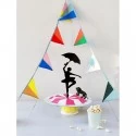 Fabric garland (bunting) "Circus" mini - ENG-0123 - ENGEL. - Decorations - Le Nuage de Charlotte