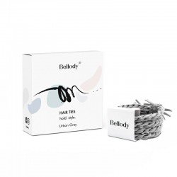 Bellody Original Elastics (4 pieces) - Urban Gray - BEL-HS-04D1A - Bellody - Hair elastics - Le Nuage de Charlotte