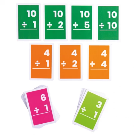 Flashcards - 1-10 divisions - BIG-33018 - Bigjigs - Learn while having fun - Le Nuage de Charlotte