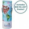 Puzzle Word Cities + Poster - CCR-2874-3 - Crocodile Creek - Puzzles pour les plus grands - Le Nuage de Charlotte