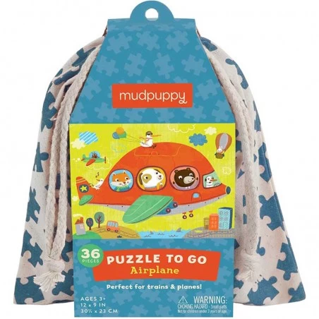Puzzle To Go - Avion - MUD-9780735345997 - Mudpuppy - Puzzles - Le Nuage de Charlotte