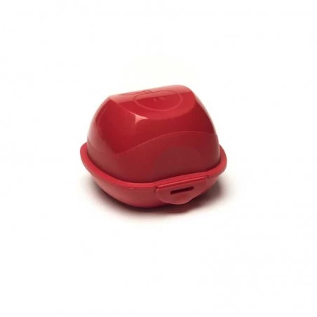 Apple box - red - AMU-A-000024r - Amuse - Lunch box, fruit and snack - Le Nuage de Charlotte