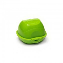 Apple box - green - AMU-A-000024v - Amuse - Lunch box, fruit and snack - Le Nuage de Charlotte