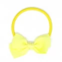 Small Bow Elastic - yellow Baby Maize - RIB-48252575373 - Ribbies - Hair elastics - Le Nuage de Charlotte