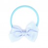 Elastique à Petit Noeud - bleu Pastel Blue - RIB-48252531149 - Ribbies - Elastiques pour cheveux - Le Nuage de Charlotte
