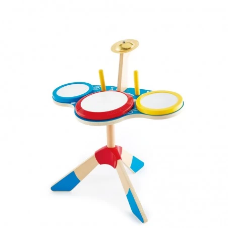 Drum and Cymbal Set - HAP-E0613 - Hape - Music - Le Nuage de Charlotte