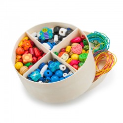 Wooden Beads - NCT-10571 - New Classic Toys - Stringing beads - Le Nuage de Charlotte
